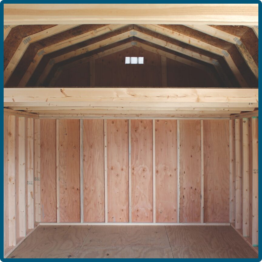 Overhead shed loft