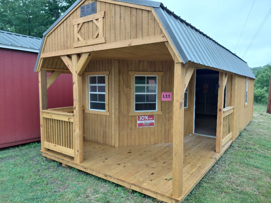 12x28 Lofted Barn Deluxe Playhouse